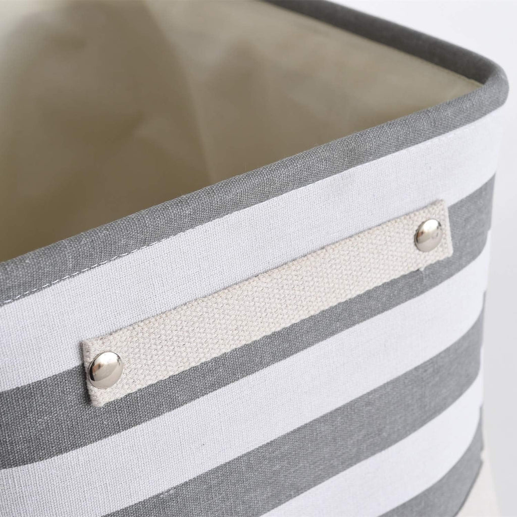 Extra Large Cube Storage Bins Baskets for Organizing, Sturdy Fabric Storage Basket Cube W/Handles, Decorative Foldable Storage Baskets for Shelves Closet Nursery Toy (3 Pack 16×12×12Inch)
