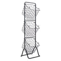 3-Tier Wire Fruit Basket Stand Kitchen Snack Vegetable Storage Organizer